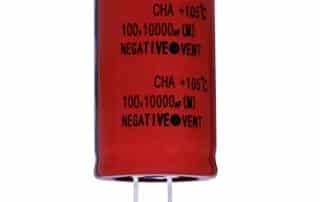 Алуминиев електролитен кондензатор с пулсации