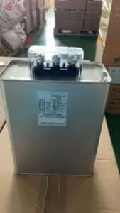 Low voltage capacitor for power distribution cabinet