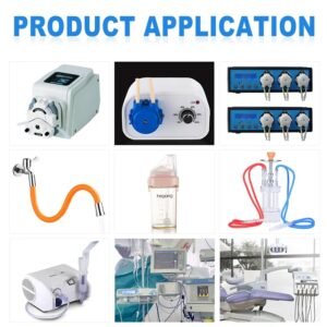 Medical Food Grade Peristaltic Pump Clear Pipe Silicone Rubber Hose Platinum Tube
