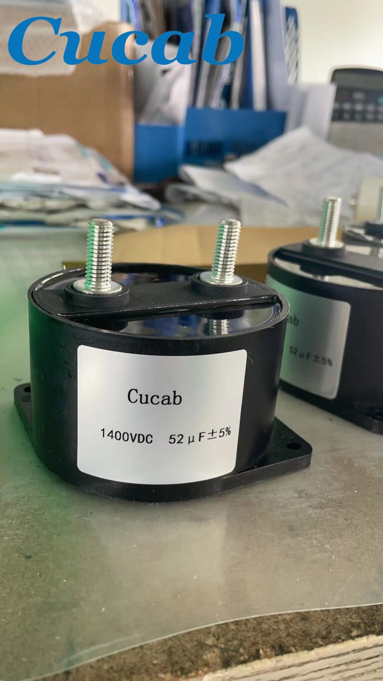 Kapasitor Film Profil Rendah Arus Tinggi 1400V 52UF