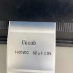 Kapasitor Film Profil Rendah Arus Tinggi 1400V 52UF