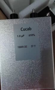 1UF 10000V Cucab High Voltage Film Capacitor Sea Shipping to America